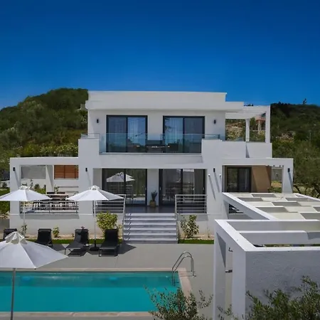 Johnny'S White Luxury Villa Tsilivi  Exterior photo